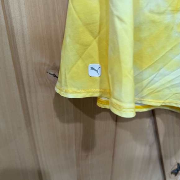 PUMA Golf Pwrshape Skirt Skort Yellow Tie Dye Size XXL 2XL NEW WITH TAGS! POCKET - Picture 9 of 15
